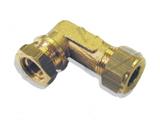 Picture of Pipe fitting  12 mm for Zanussi, Electrolux Part# 0C2412