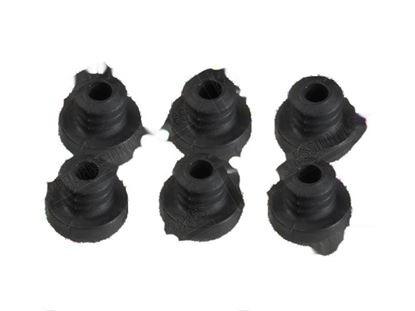 Picture of Rubber foot (6 pcs) for Zanussi, Electrolux Part# 0D1609, 29039