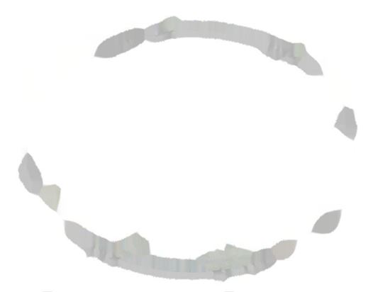 Picture of Lid gasket K55 for Zanussi, Electrolux Part# 0D3940, 0KJ725, 22001, 29833