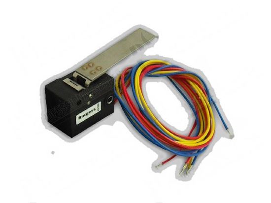 Picture of Snap action microswitch with lever and cables for Zanussi, Electrolux Part# 0E0673, 471962502