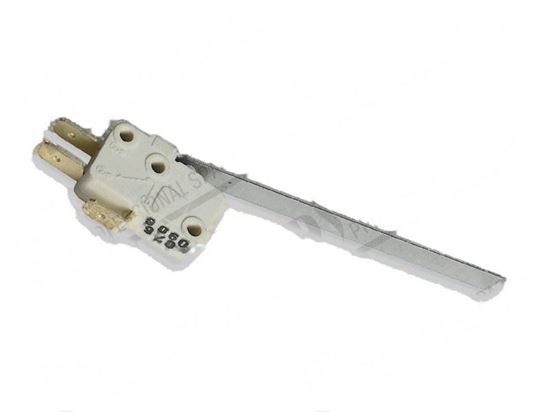 Picture of Snap action microswitch with lever for Zanussi, Electrolux Part# 0E1509, 471597601