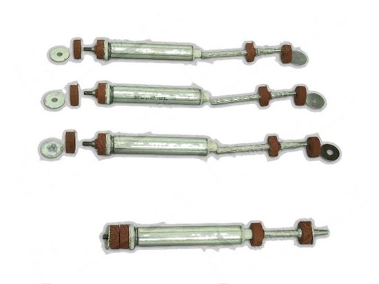 Picture of Kit shock absorber (4 pcs) for Zanussi, Electrolux Part# 0E1669, 472990125