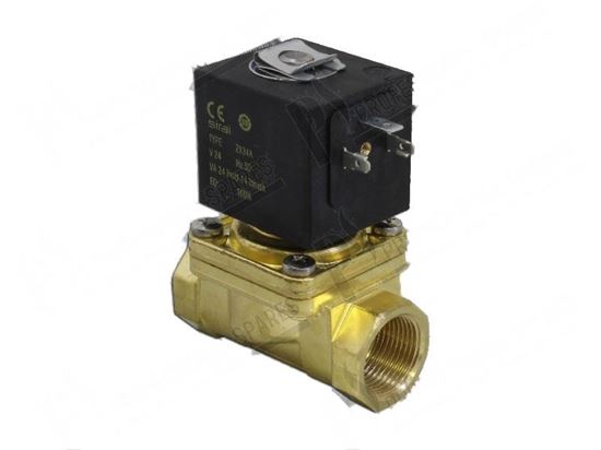 Picture of Solenoid brass valve L153 - NC - G3/4" - 24V 50Hz for Zanussi, Electrolux Part# 0E2200, 482174003