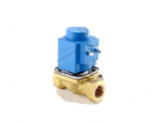 Picture of Solenoid brass valve G1/2" 16/14W 230V 50/60Hz for Zanussi, Electrolux Part# 0E2532, 471821063