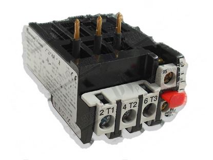 Picture of Thermal overload relay 0,6 ·0,9A - contacts 1NO + 1NC for Zanussi, Electrolux Part# 0E5124, 0E5857