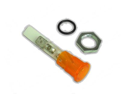 Picture of Orange pilot lamp  13 mm 24V - L=60 mm for Zanussi, Electrolux Part# 0E5195, 0K8277, 482422200