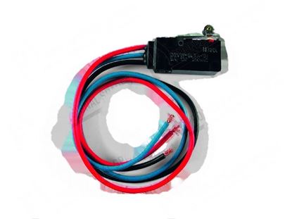 Picture of Snap action Microswitch with roller 5A 250V L=4x15 mm for Zanussi, Electrolux Part# 0E5629