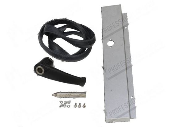 Picture of Oven door handle [KIT] for Zanussi, Electrolux Part# 0F0135