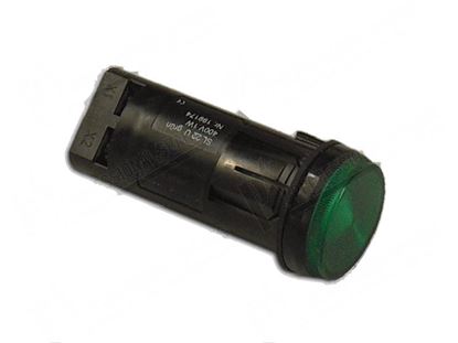 Picture of Green pilot lamp  22 mm 400V for Zanussi, Electrolux Part# 0G2093, 0K4858, 0K6366