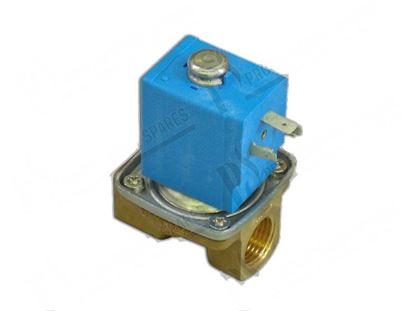 Picture of Solenoid brass valve EV220 - NC - G1/2" - 9W 230V 50Hz for Zanussi, Electrolux Part# 0H2412