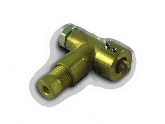 Picture of Pilot burner body w/nozzle GPL for Zanussi, Electrolux Part# 0H6316