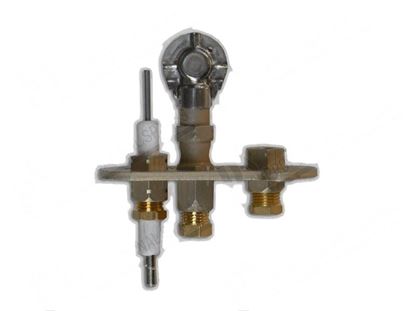 Picture of Pilot burner 3-way KIT KOMPLETT (ugello  0,51 GN) for Zanussi, Electrolux Part# 0H6336