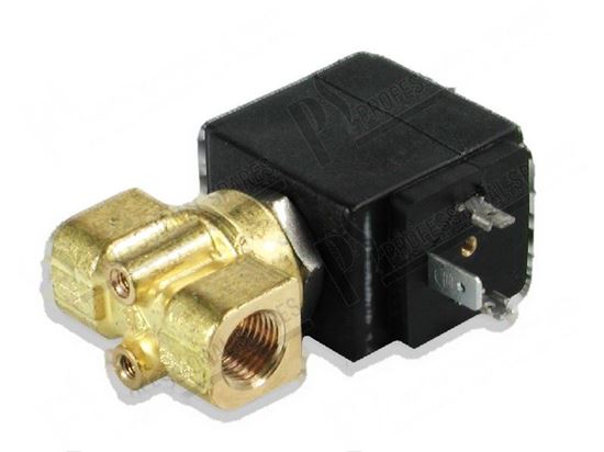 Picture of Solenoid brass valve L121 - 1/4" 230V 50/60Hz for Zanussi, Electrolux Part# 0K5341, 763035