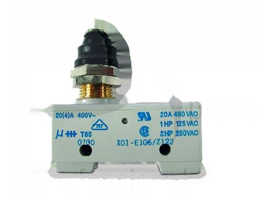 Picture of Snap action microswitch 20A 400V T85Â°C for Zanussi, Electrolux Part# 0K7633