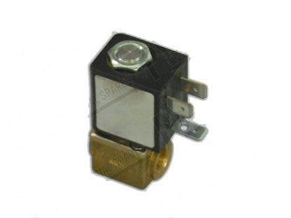 Picture of Solenoid brass valve 2/2 - NC - G1/8" - 230V 50/60Hz for Zanussi, Electrolux Part# 0K8356