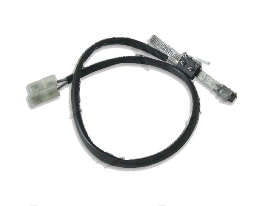 Picture of Snap action Microswitch with lever and cable for Zanussi, Electrolux Part# 0KM497