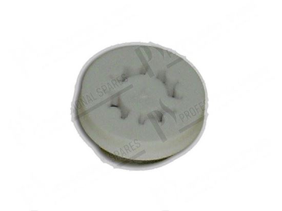 Picture of Inlet pressure reducer 4 lt/min [white-Elbi] for Zanussi, Electrolux Part# 0L0168