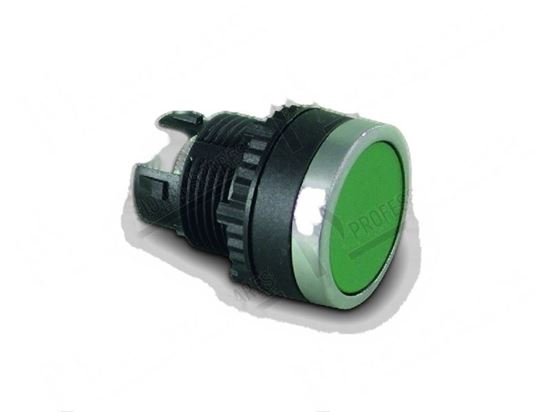 Picture of Start button green for Zanussi, Electrolux Part# 0U1807