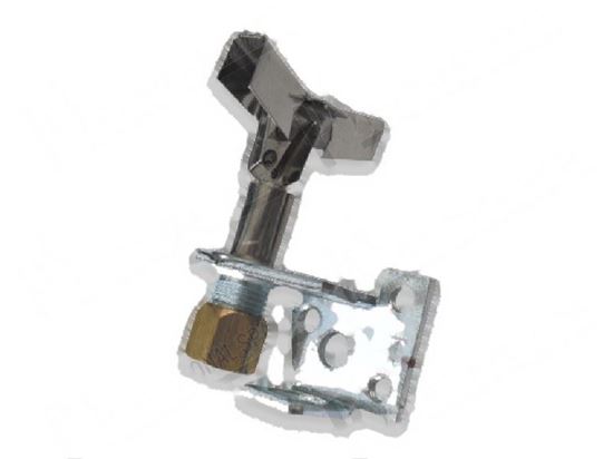 Picture of Pilot burner with NG injector for Zanussi, Electrolux Part# 0U2822