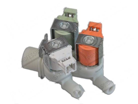 Picture of Solenoid valve 180Â° - 3 ways - 220/240V 50/60Hz -  14 mm for Zanussi, Electrolux Part# 0W1293, 471823664