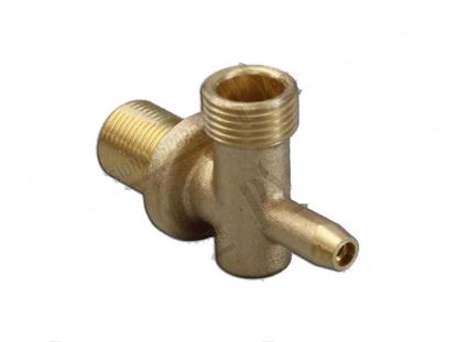 Bild på Nozzle support gas  12 mm - 3/8" - L=62 mm for Fagor Part# 12009031 U265027000