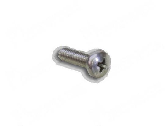 Picture of Raised countersunk head screw M3x10 mm INOX for Fagor Part# 12010286 Q032011000