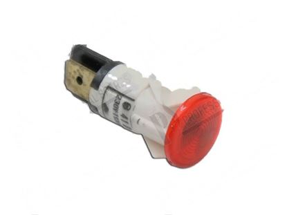 Изображение Red pilot lamp  14 mm 230V self-locking for Fagor Part# 12016905, 12036462, T113040000