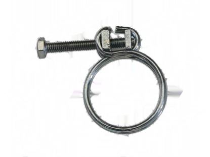 Picture of Double wire hose clamp with screw  215 ·235 mm for Fagor Part# 12023841, Z200908000