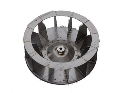 Immagine di Straight turbine  350x120 mm - 12 blades for Fagor Part# 12024306, 12024789, R703050000, T493017000