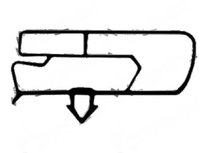 Obrázek Magnetic gasket 1422x565 mm for Fagor Part# 12034433 6045010161