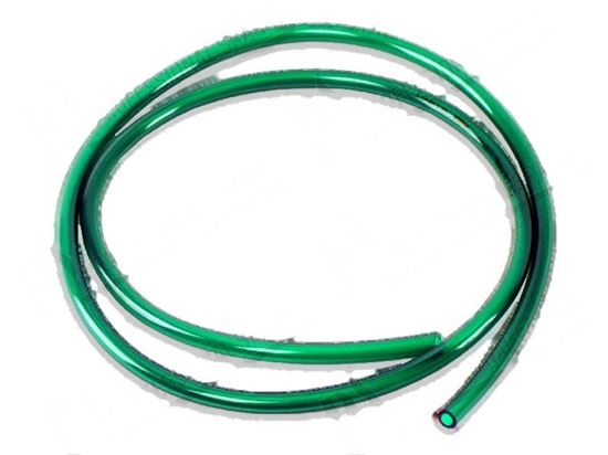 Obrazek Hose cristall green PVC  4x7 mm [sold by meter] for Elettrobar/Colged Part# 143013, 143028, 143194, REB143013 REB143028 REB143194