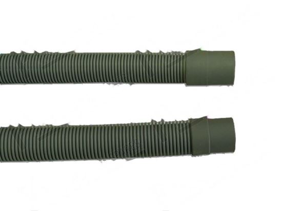 Afbeelding van Drain pipe PPE  28 mm 180Â°+  24 mm 180Â° L=1500 mm for Elettrobar/Colged Part# 143178, DZS14 REB143178