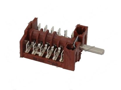 Изображение Commutator 0-4 positions for Fagor Part# 16A 250V; D-shaft Ø 6x4,6 mm