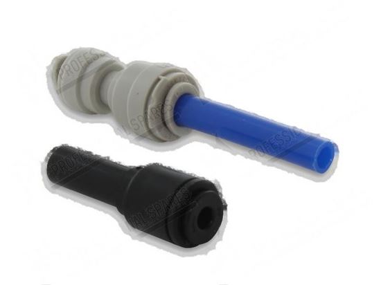 Picture of Reducing straight connector  1/4"-5/32" with hose L=36 mm for Winterhalter Part# 30000756, 30008010