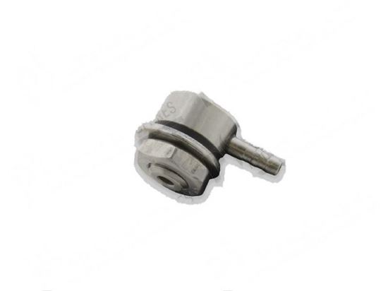 Picture of Pipe fitting 90Â° M12 mm inox for Elettrobar/Colged Part# 468151, 999104