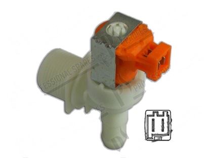 Picture of Solenoid valve 90Â° - 1 way - 220/240V 50/60Hz -  14 mm for Zanussi, Electrolux Part# 48817