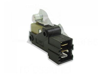 Picture of Snap action microswitch with roller 10(4)A 250V T85 for Zanussi, Electrolux Part# 49619