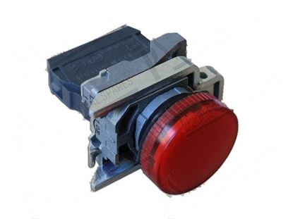 Image de Red pilot lamp  22 mm, lens  29 mm for Elettrobar/Colged Part# DEL24