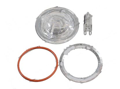 Obrázek Lamp 25W 230V G9 with glass [Kit] for Unox Part# KVT1195A